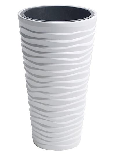 Mangawhai Decorative Pot White 21L