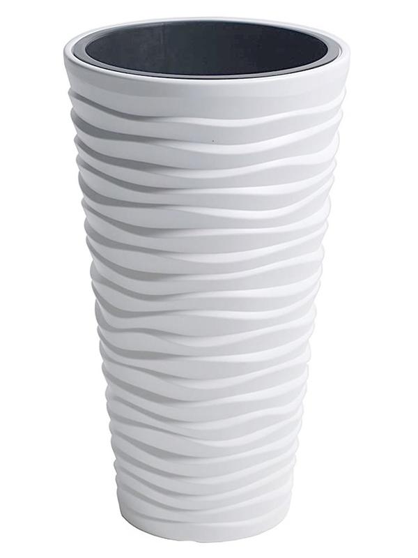 Mangawhai Decorative Pot White 45L