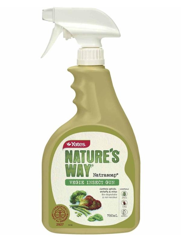 Yates, Nature´s Way, Vegie Insect Gun, Natrasoap, Ready to Use, 750ml