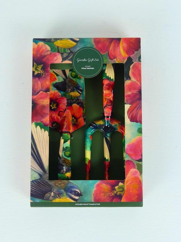 Botanical Hibiscus Garden Trowel & Fork Set
