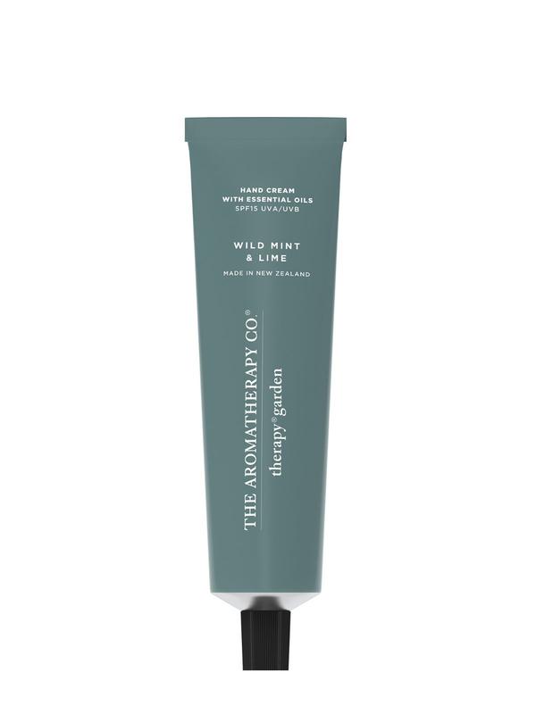 Therapy Garden Hand Cream SPF15 75ml, Wild Mint and Lime