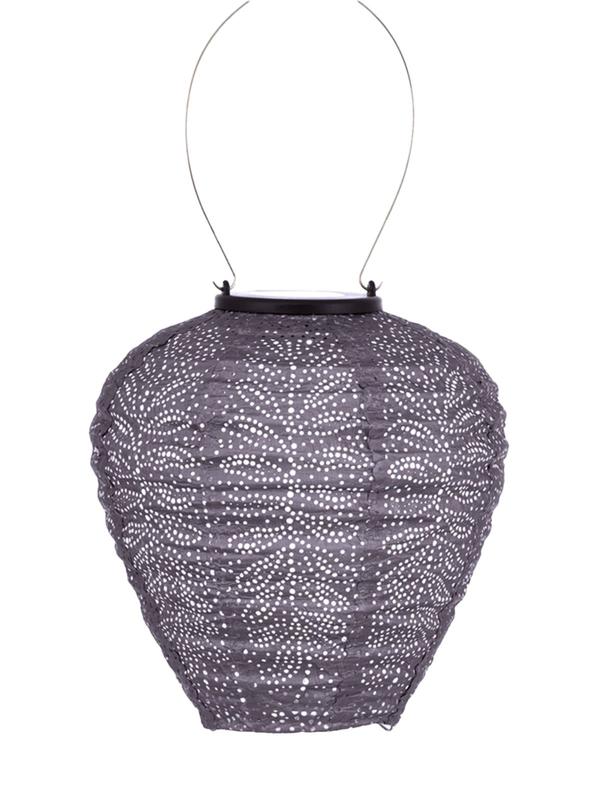 Lumiz Lantern Balloon 20cm Mauve Purple Folia