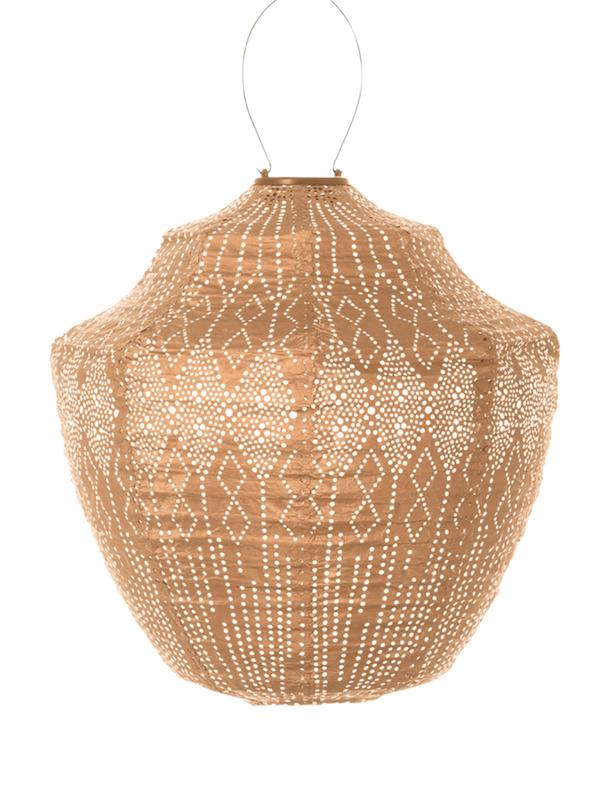 Lantern Crown 40cm Apricot Funale