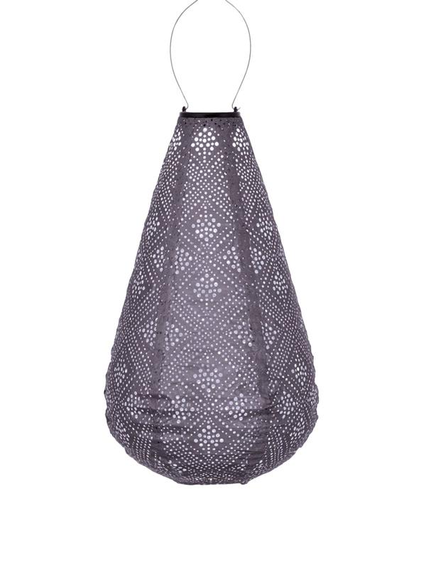 Lumiz Lantern Drop 28cm Mauve Purple Topaz