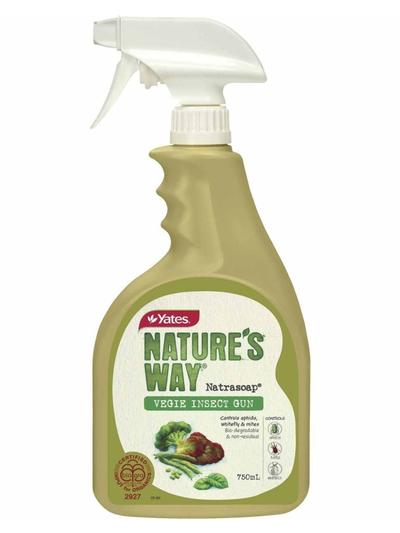 Yates, Nature´s Way, Vegie Insect Gun, Natrasoap, Ready to Use, 750ml