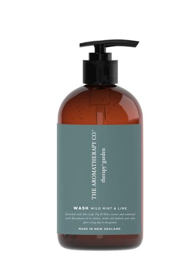 Therapy Garden Hand Wash 500ml, Wild Mint and Lime