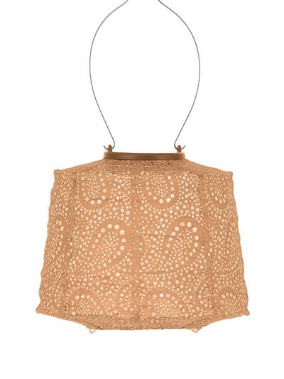 Lantern Lampshade 20cm Apricot Paisley 