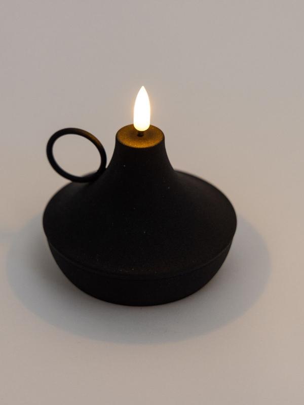 Stellar Arabian LED Lantern – Matte Black