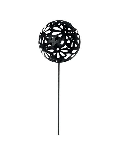OMNI™ Black Floral Sphere - Large