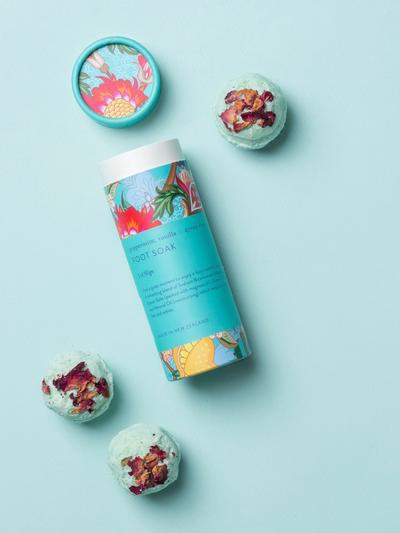 Foot Soak Peppermint Vanilla & Green Clay