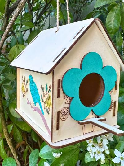 Kids DIY Flower Bird House
