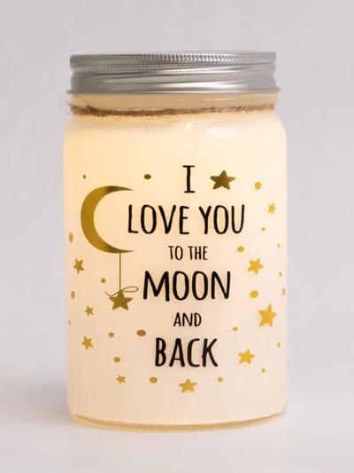 Stellar I Love You to the Moon and Back Sparkle Jar 