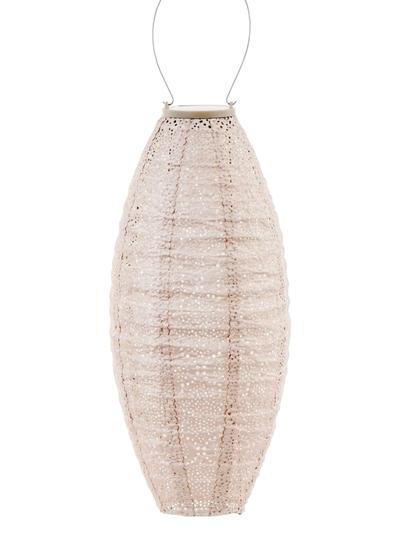 Lumiz Lantern Long Oval 20cm Soft Blush Bazaar