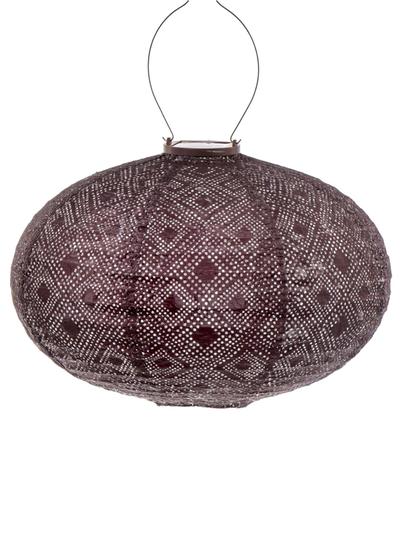 Lumiz Lantern Oval 40cm Plum Mosaic