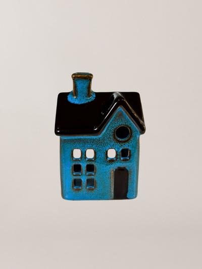 Stellar Navy Nook Cottage - Tea Light House 10cm