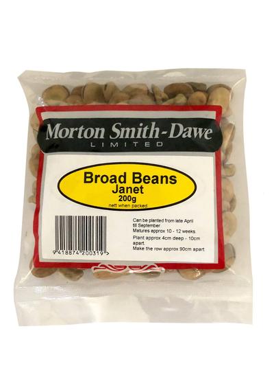 Morton Smith-Dawe Broad Beans Janet 200g