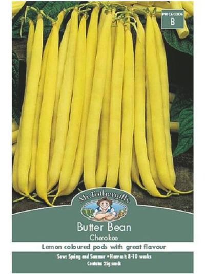 Mr Fothergills Butter Bean Cherokee Wax Seeds