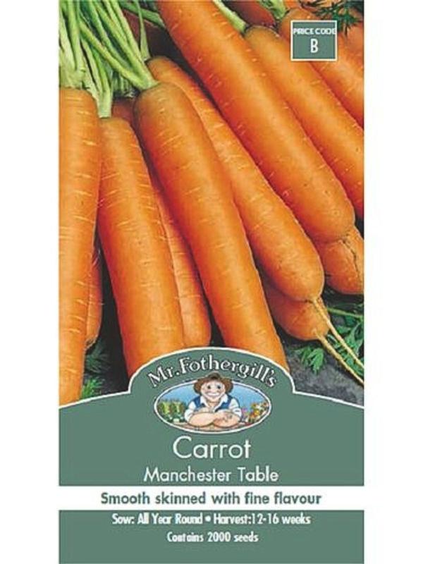Mr Fothergills Carrot Manchester Table Seeds