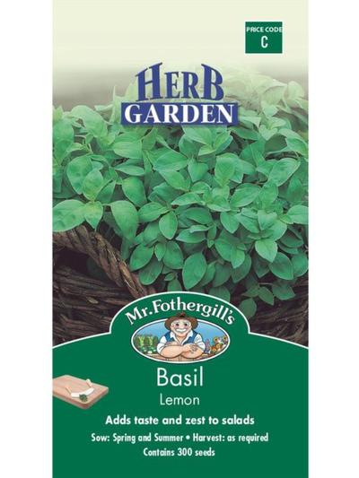 Mr Fothergills Basil Lemon Seeds