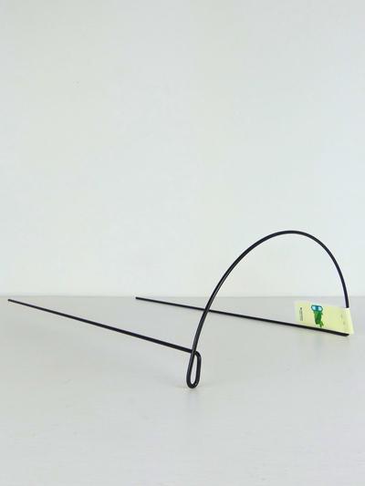 Metal Half Round Support Frame - Black