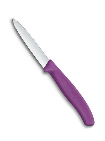 Victorinox Swiss Classic Plain Edge Paring Knife 8cm – Eggplant Purple