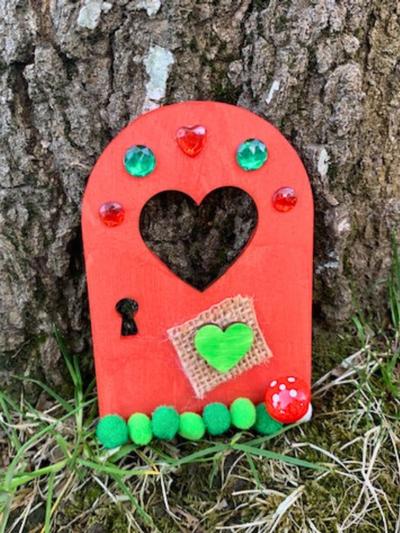 Kids DIY Woodern Fairy Doors